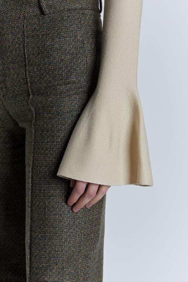 D'estrëe Paris ECRU Sweater With Long Sleeves