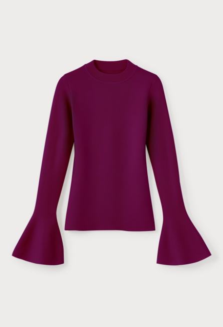 d'estrëe paris FUCHSIA Sweater with Long Sleeves