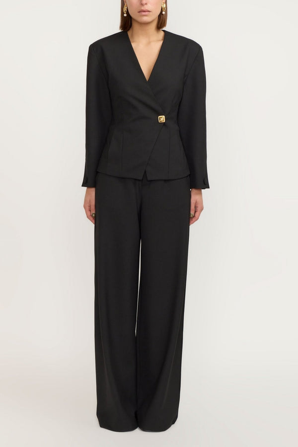 D'estrëe Paris GOLD BLACK Blazer