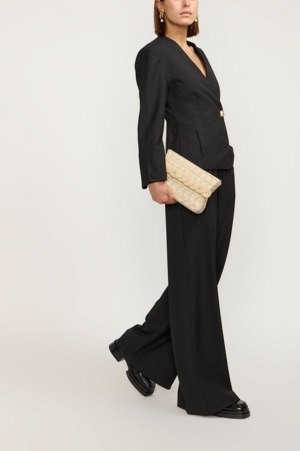 D'estrëe Paris GOLD BLACK Blazer