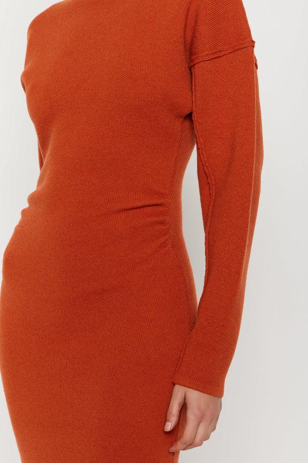 D'estrëe Paris JADÉ DRESS RUST