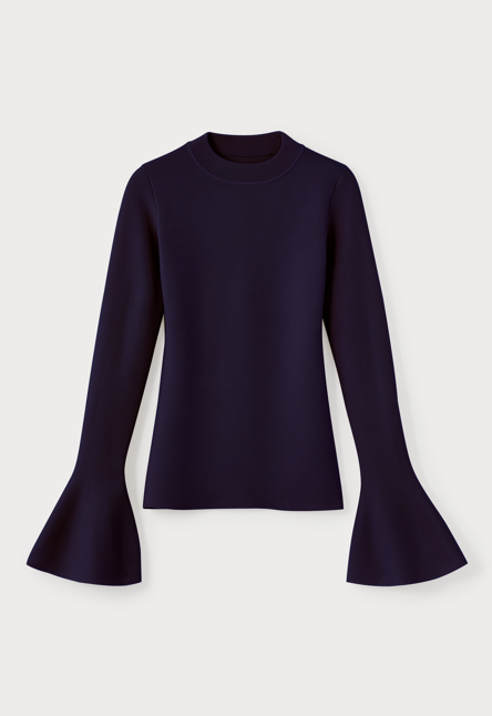 d'estrëe paris JOAN SWEATER NAVY BLUE