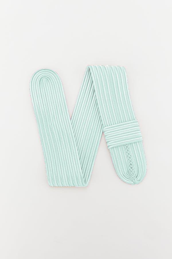 d'estrëe paris LIGHT BLUE PASSEMENTERIE BELT