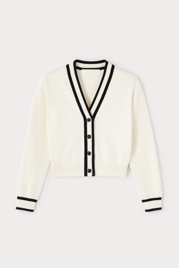 d'estrëe paris Varsity Cropped Cardigan