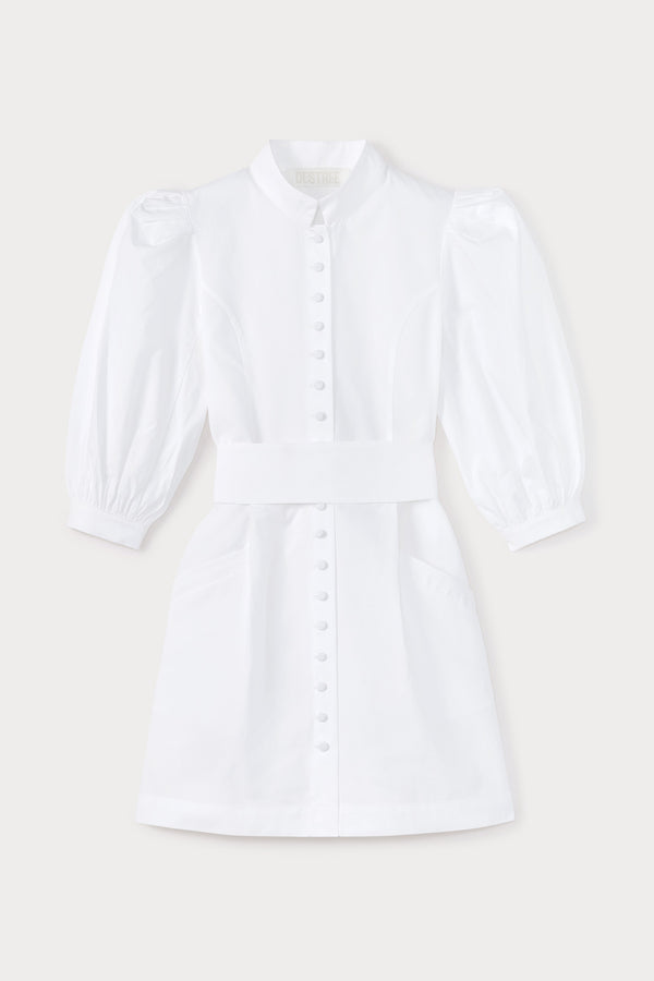 d'estrëe paris White cotton Mini Dress