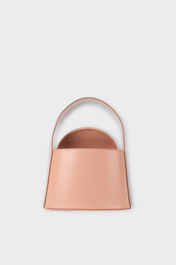 D'estrëe Paris Leather Bag With Passementerie Details Pink