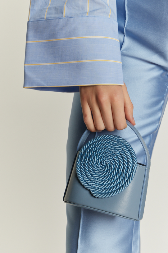D'estrëe Paris MINI GUNTHER PASSEMENTERIE NIAGARA BLUE