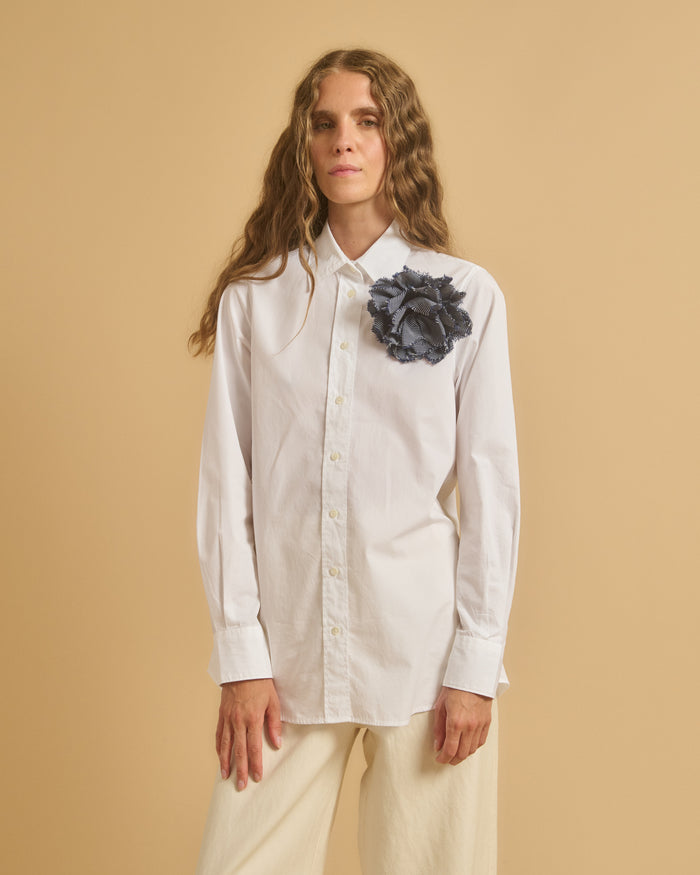 diega BROCHE FLORIO 1 MARINE ECRU