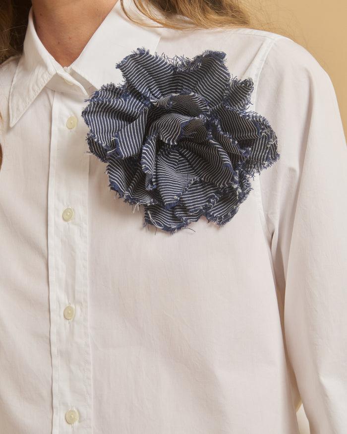 Diega BROCHE FLORIO 1 MARINE ECRU