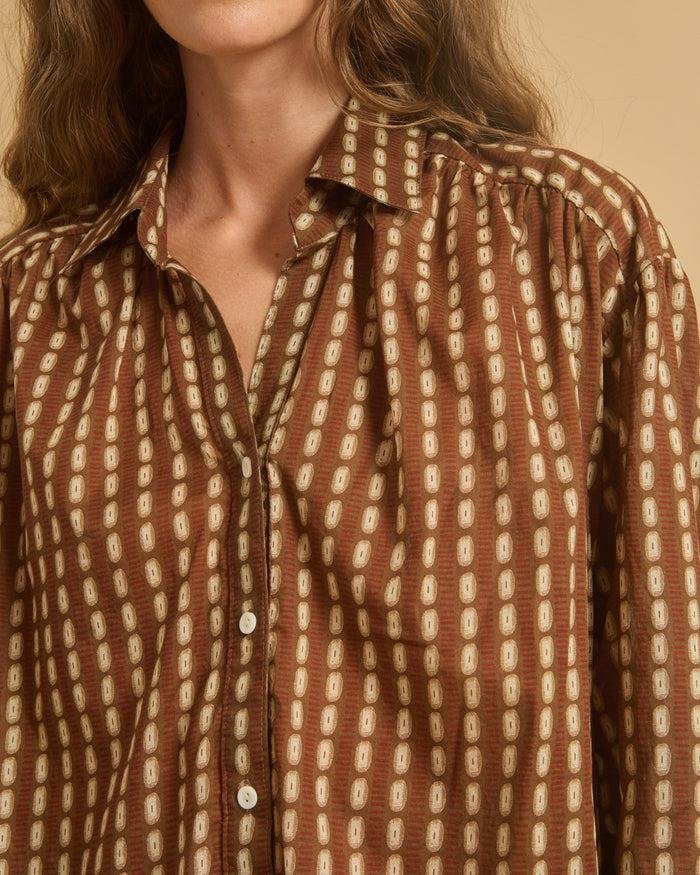 Diega CHEMISE CALBIZA 1 CAMEL TERRE ECRU