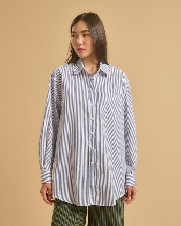 diega CHEMISE CAMELA 1 BLEU BLANC