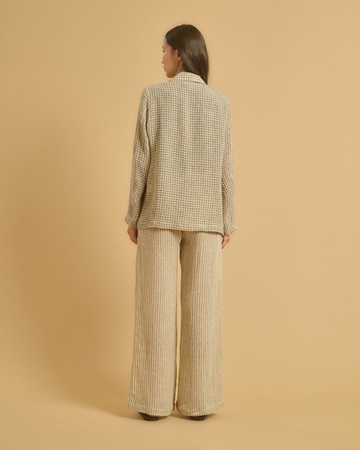 Diega CHEMISE CHIARA 1 ECRU CHOCO NOIR