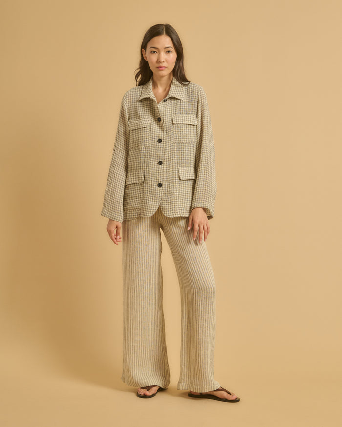 diega CHEMISE CHIARA 1 ECRU CHOCO NOIR