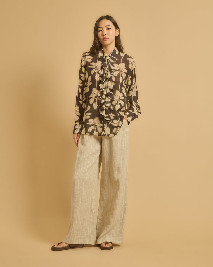 Diega CHEMISE CIANTA 3 CHOCO ECRU