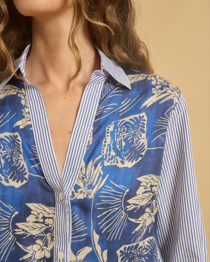 Diega CHEMISE CLIDA 1 BLEU BLANC