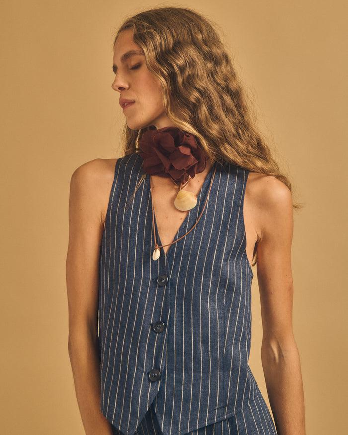 Diega GILET GAYO 1 BLEU BLANC