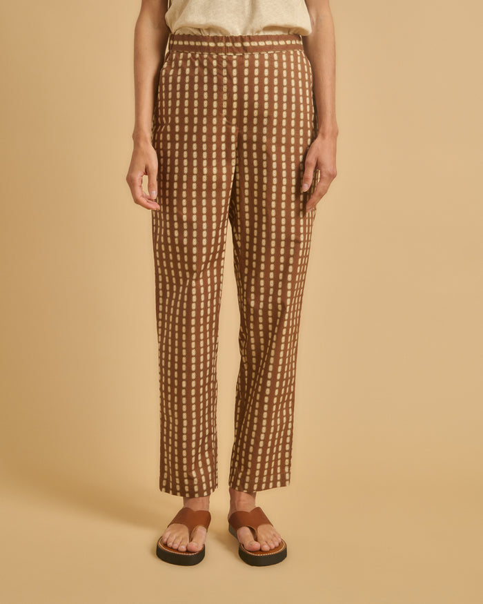 Diega PANTALON PACIFIO 1 CAMEL TERRE ECRU