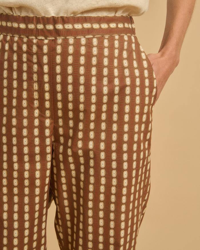 Diega PANTALON PACIFIO 1 CAMEL TERRE ECRU