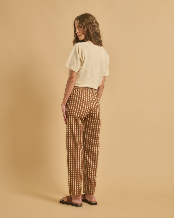 Diega PANTALON PACIFIO 1 CAMEL TERRE ECRU
