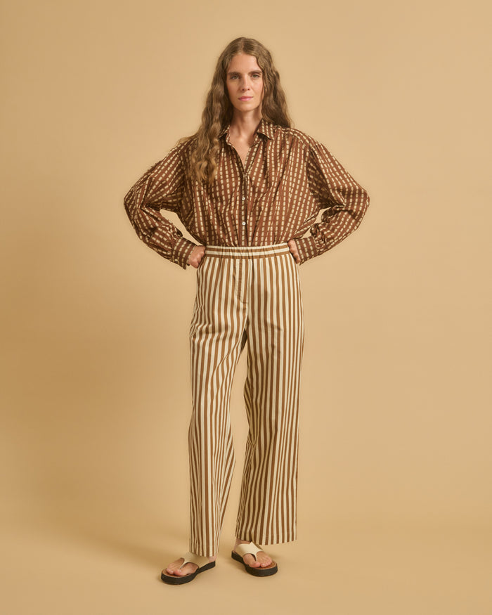 diega PANTALON PANTERO 3 ECRU CAMEL