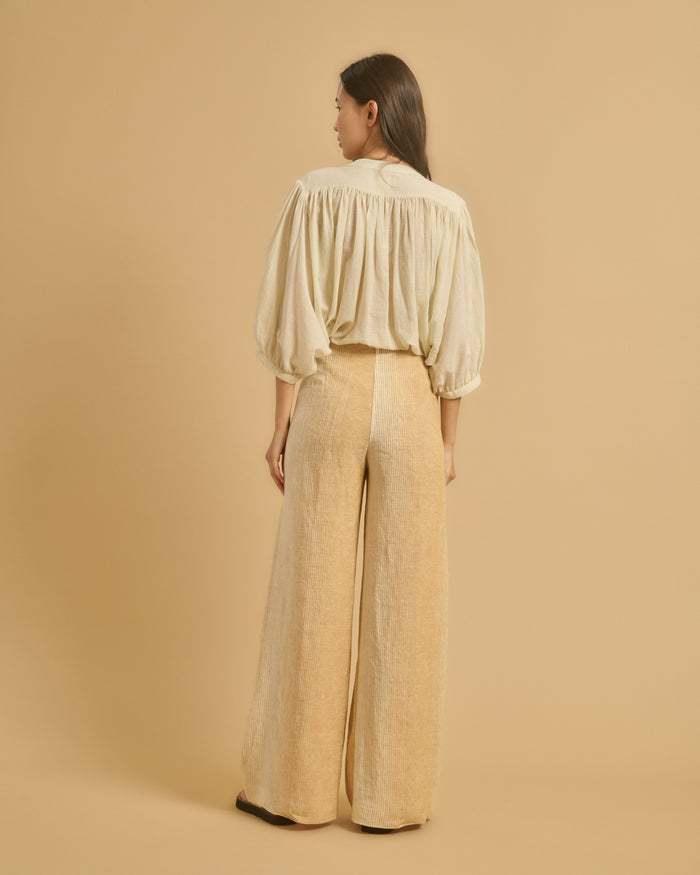 Diega PANTALON PAVANO 3 PAILLE ECRU
