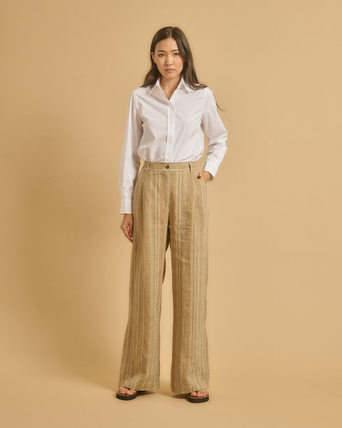 Diega PANTALON PEZO 2 TAUPE GRIS CIEL