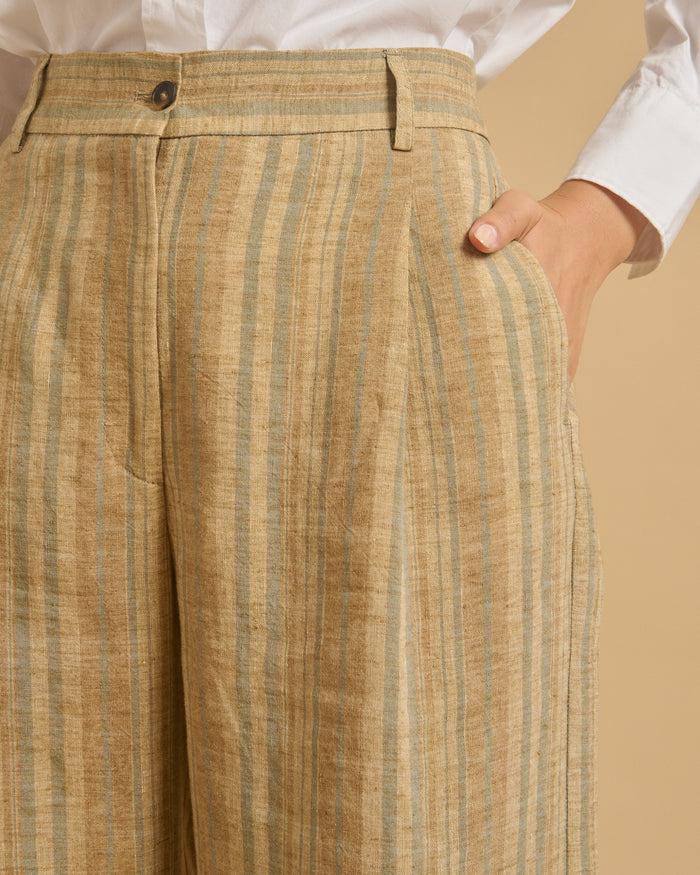 Diega PANTALON PEZO 2 TAUPE GRIS CIEL