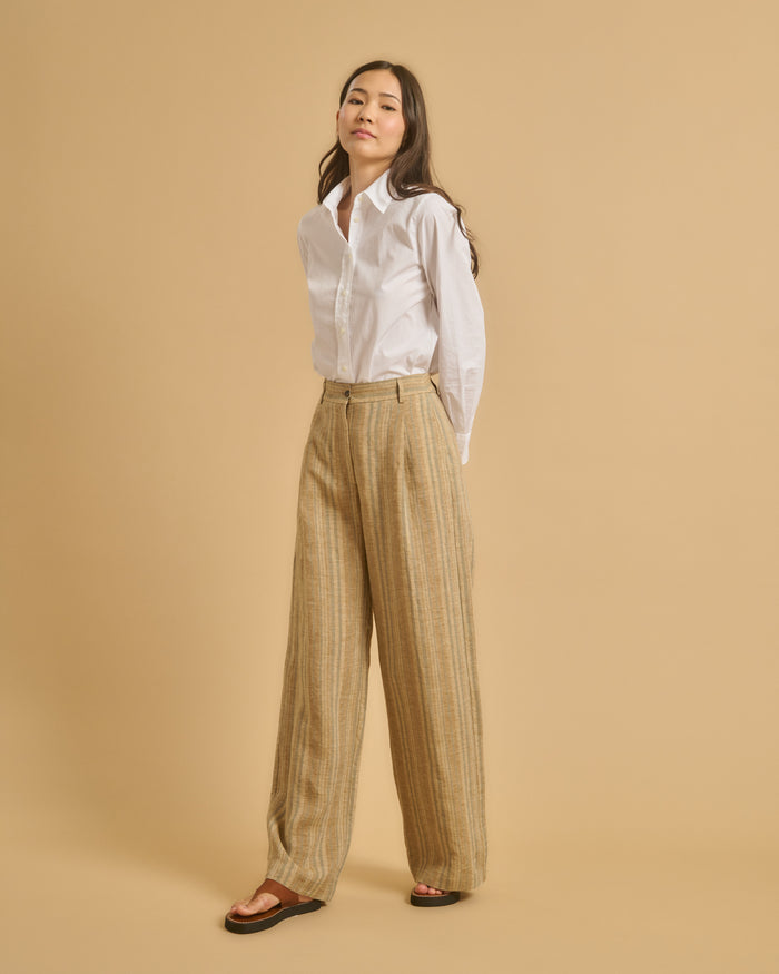 diega PANTALON PEZO 2 TAUPE GRIS CIEL