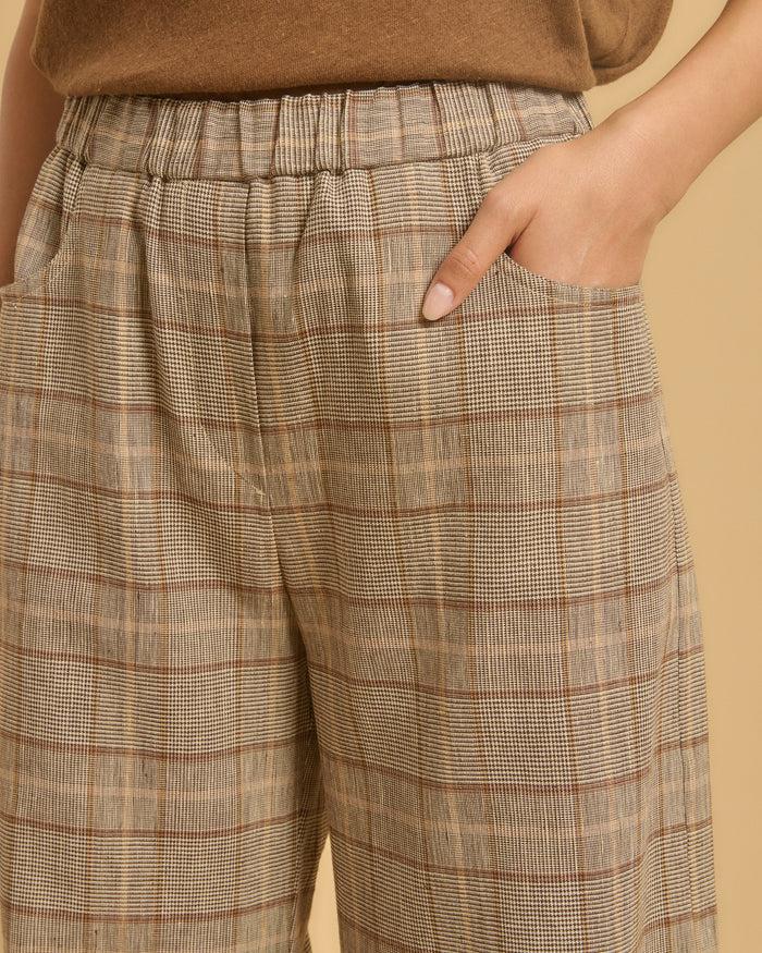 Diega PANTALON PINDO 1 CAMEL ECRU