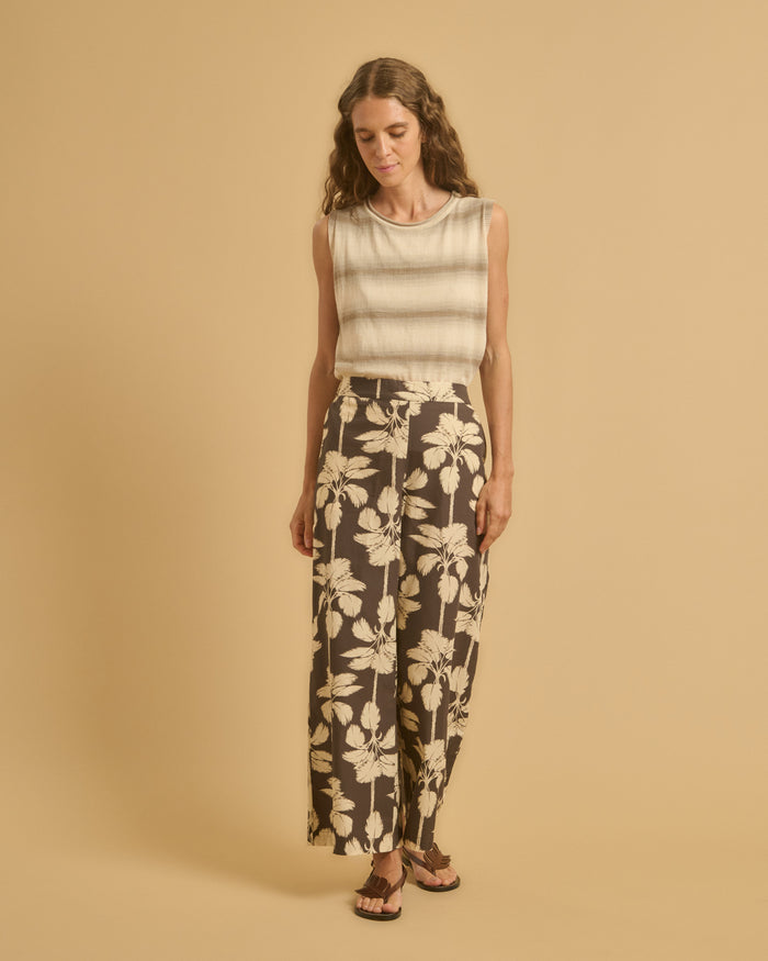 diega PANTALON PINO 3 CHOCO ECRU