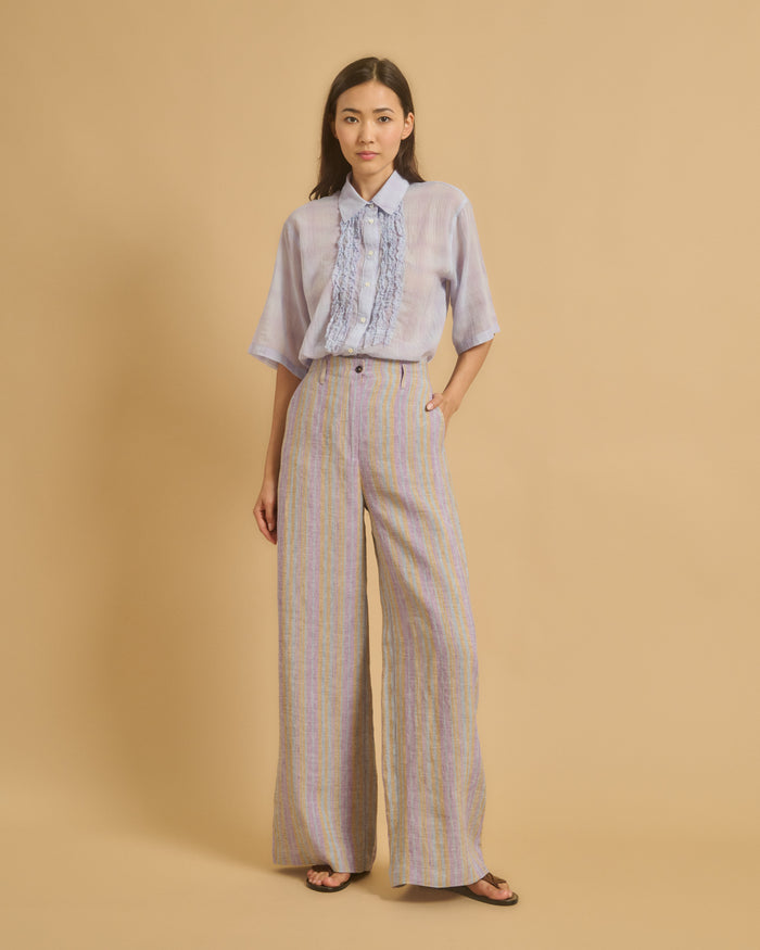 diega PANTALON POMEO 1 CIEL VIOLET TAUPE