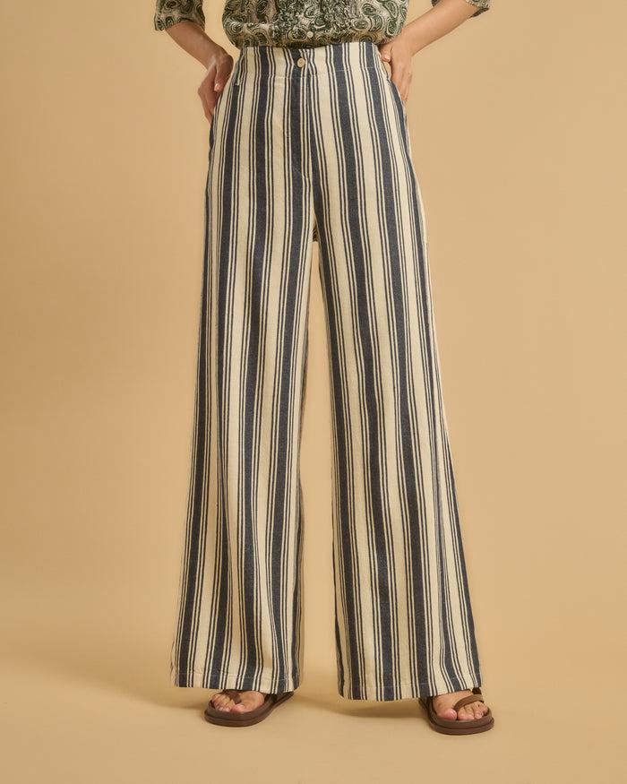 Diega PANTALON POMEO 1 ECRU MARINE