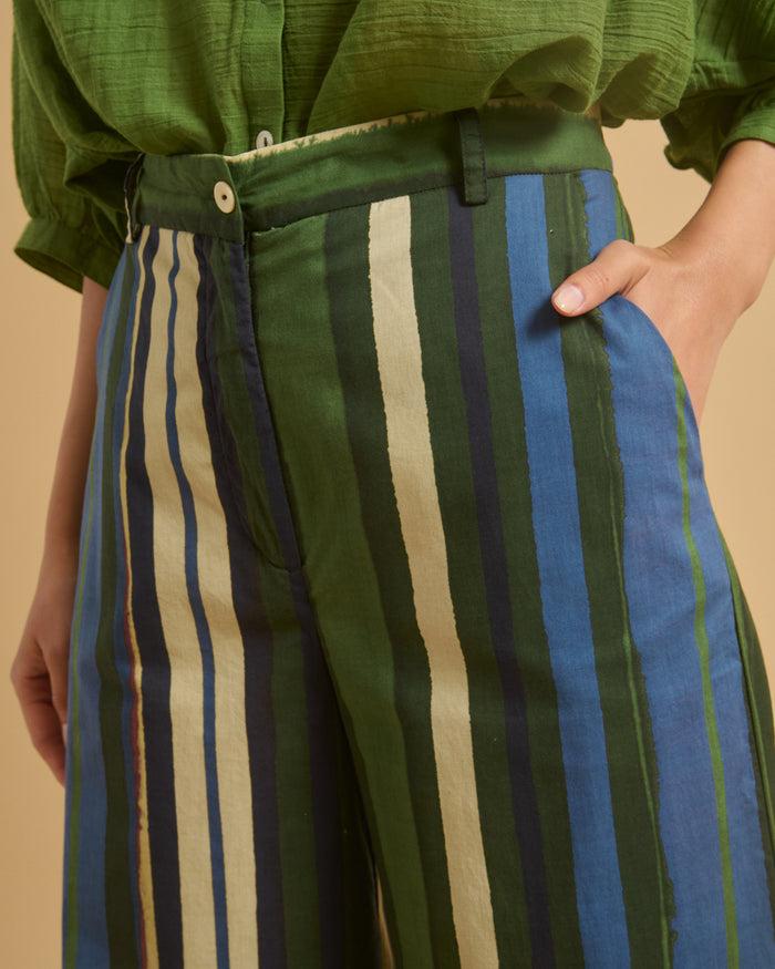 Diega PANTALON POMITO 2 VERT BLEU FOG