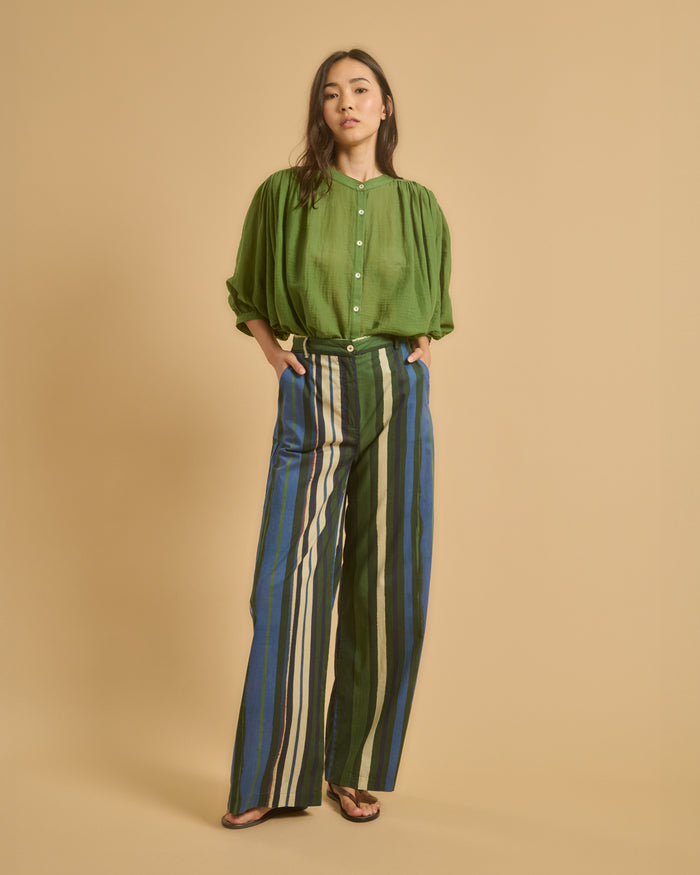 Diega PANTALON POMITO 2 VERT BLEU FOG