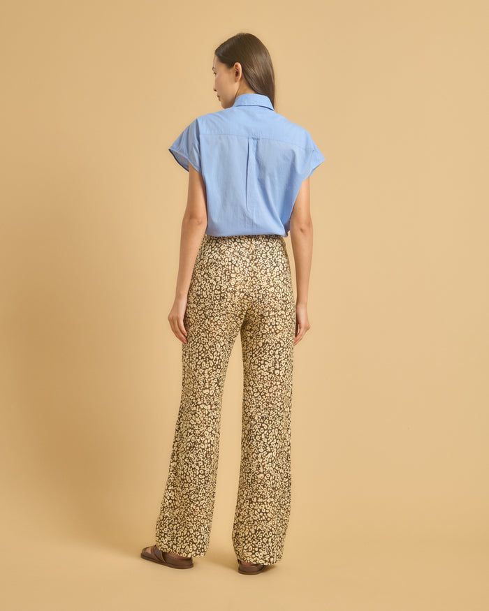 Diega PANTALON POMO 1 CHOCO CAMEL ECRU