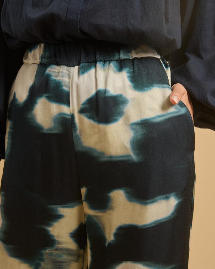 Diega PANTALON PORTORICO 1 BLEU ECRU