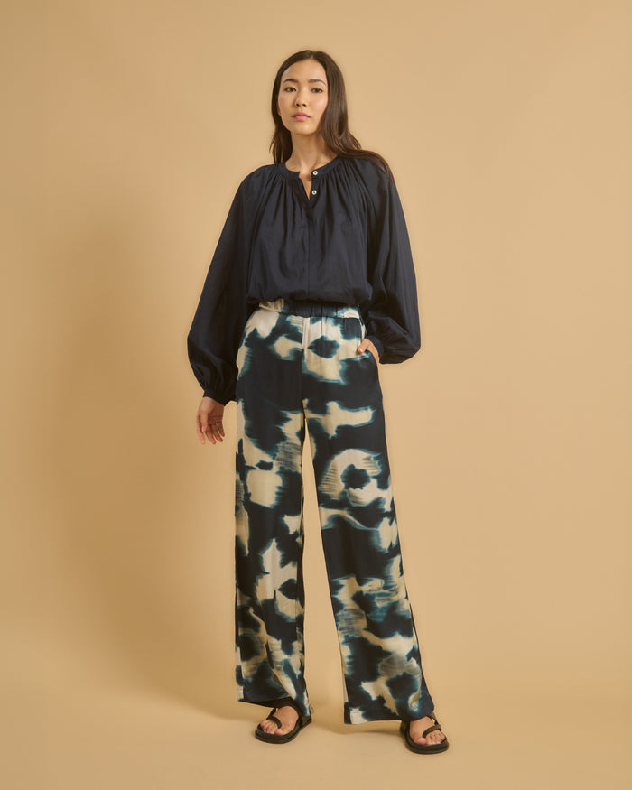 diega PANTALON PORTORICO 1 BLEU ECRU