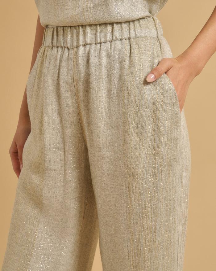 Diega PANTALON PORTORICO 1 DORE ARGENT