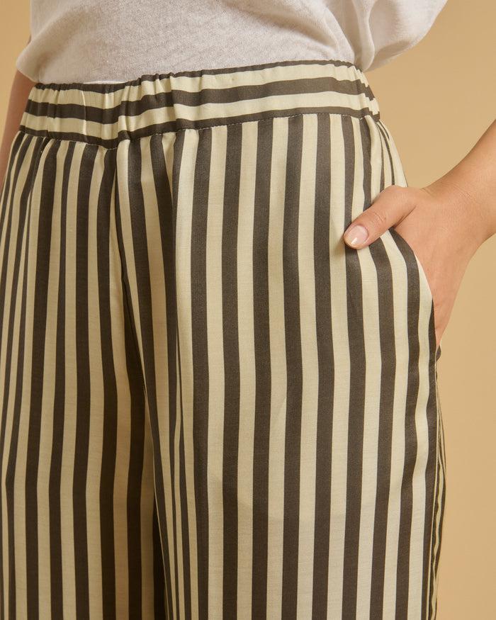 Diega PANTALON PORTORICO 1 ECRU CHOCO