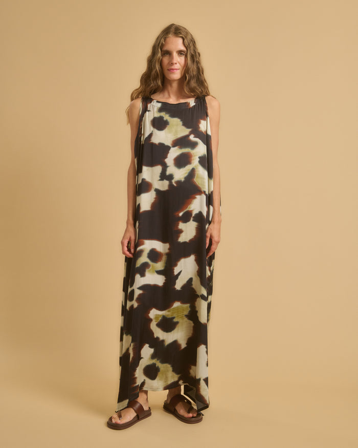 diega ROBE RAGA 2 NOIR TERRE ECRU