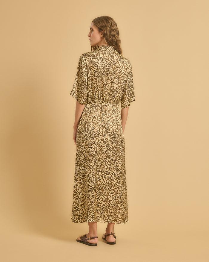 Diega ROBE RAVIVA 1 CHOCO CAMEL ECRU