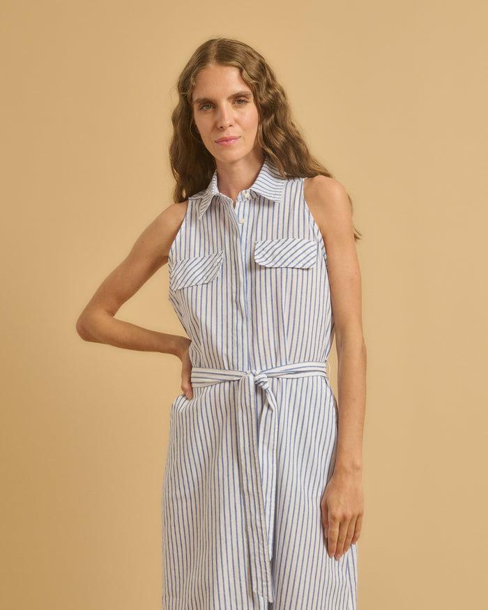 Diega ROBE RIKATA 1 BLANC BLEU