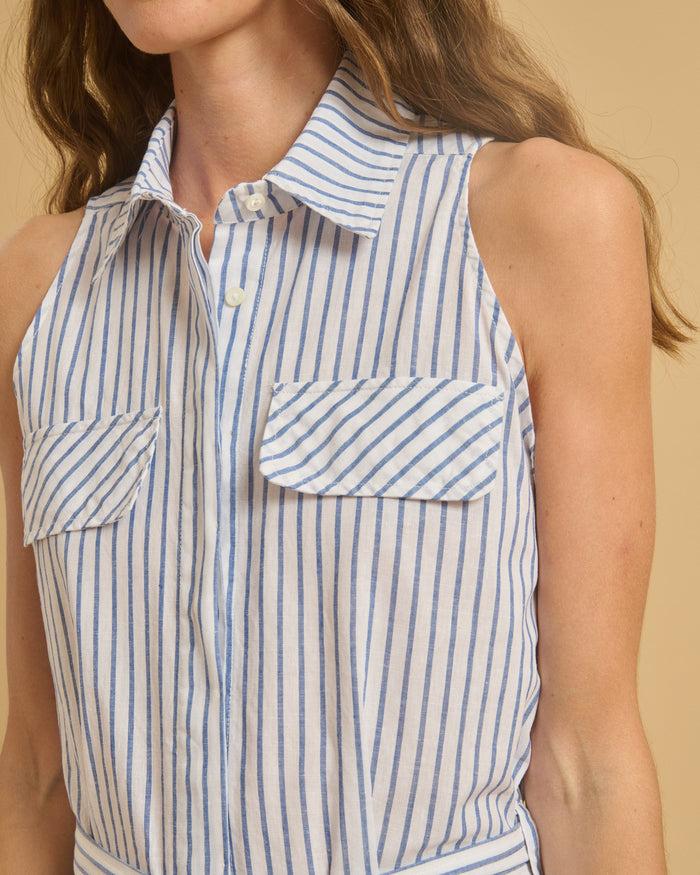 Diega ROBE RIKATA 1 BLANC BLEU