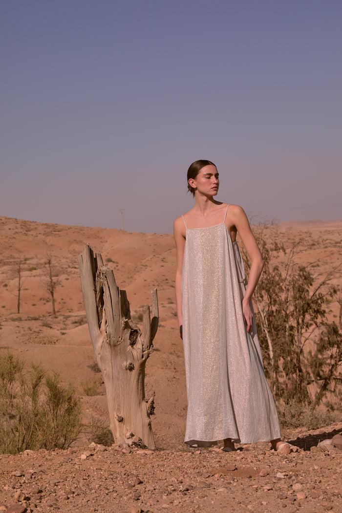 diega ROBE ROFIA 1 DORE ARGENT