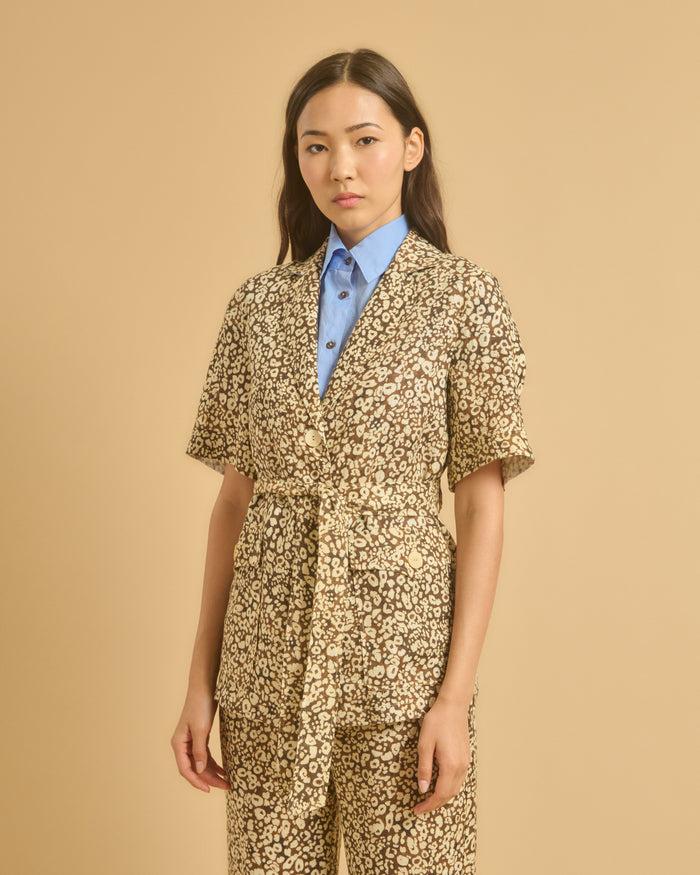 Diega SURCHEMISE CHAMBA 1 CHOCO CAMEL ECRU