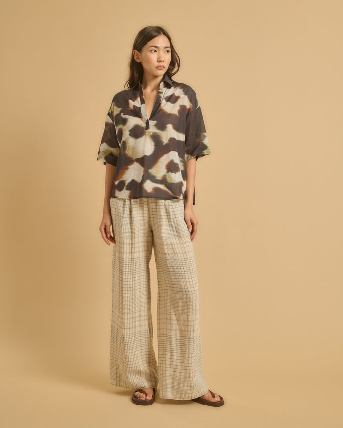 Diega TOP TIFANA 2 NOIR TERRE ECRU