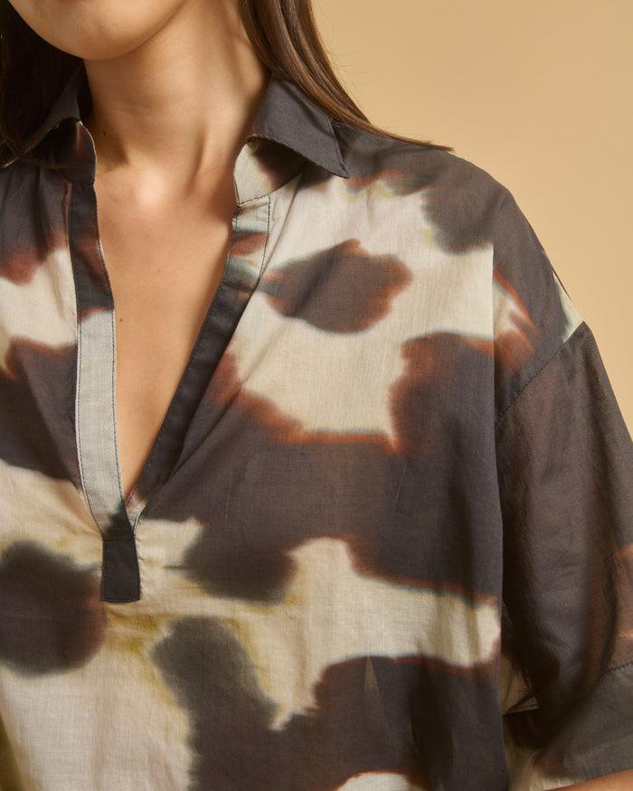 Diega TOP TIFANA 2 NOIR TERRE ECRU