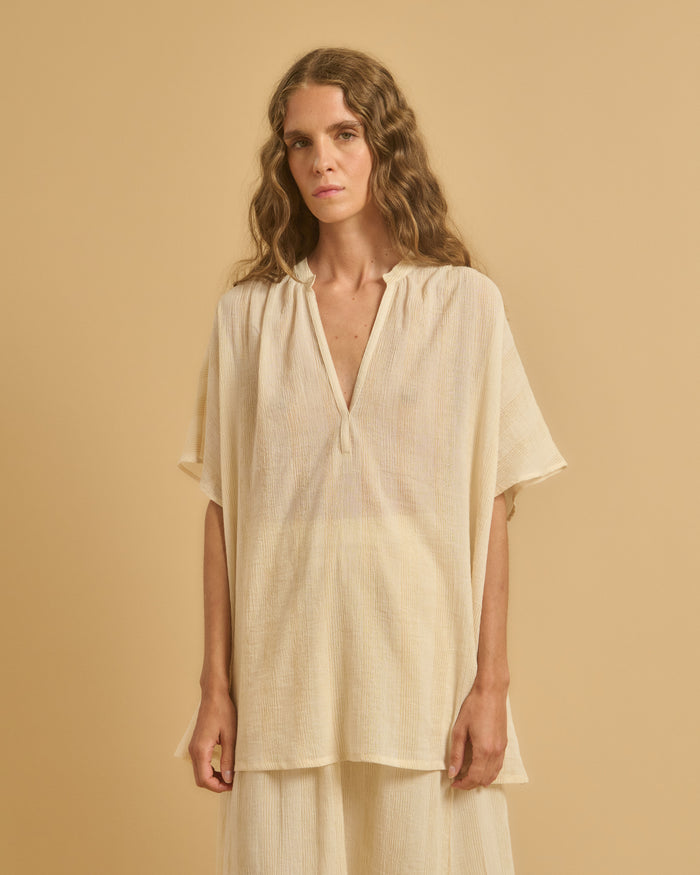 diega TOP TIZIA 1 ECRU DORE