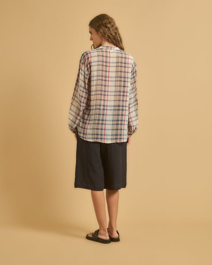 Diega TOP TOLPA 1 BLEU ECRU ROSE