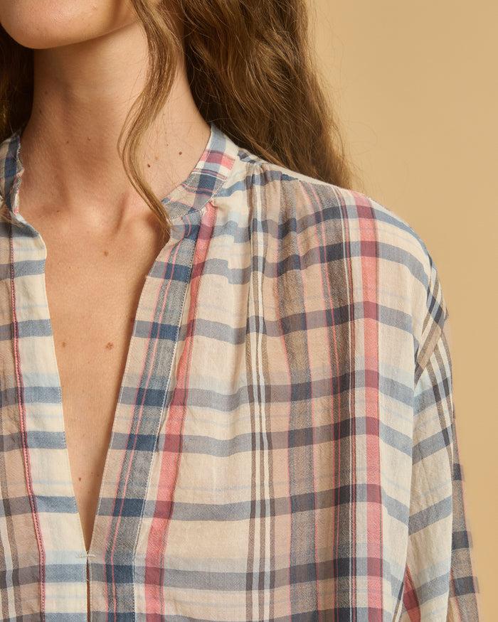 Diega TOP TOLPA 1 BLEU ECRU ROSE